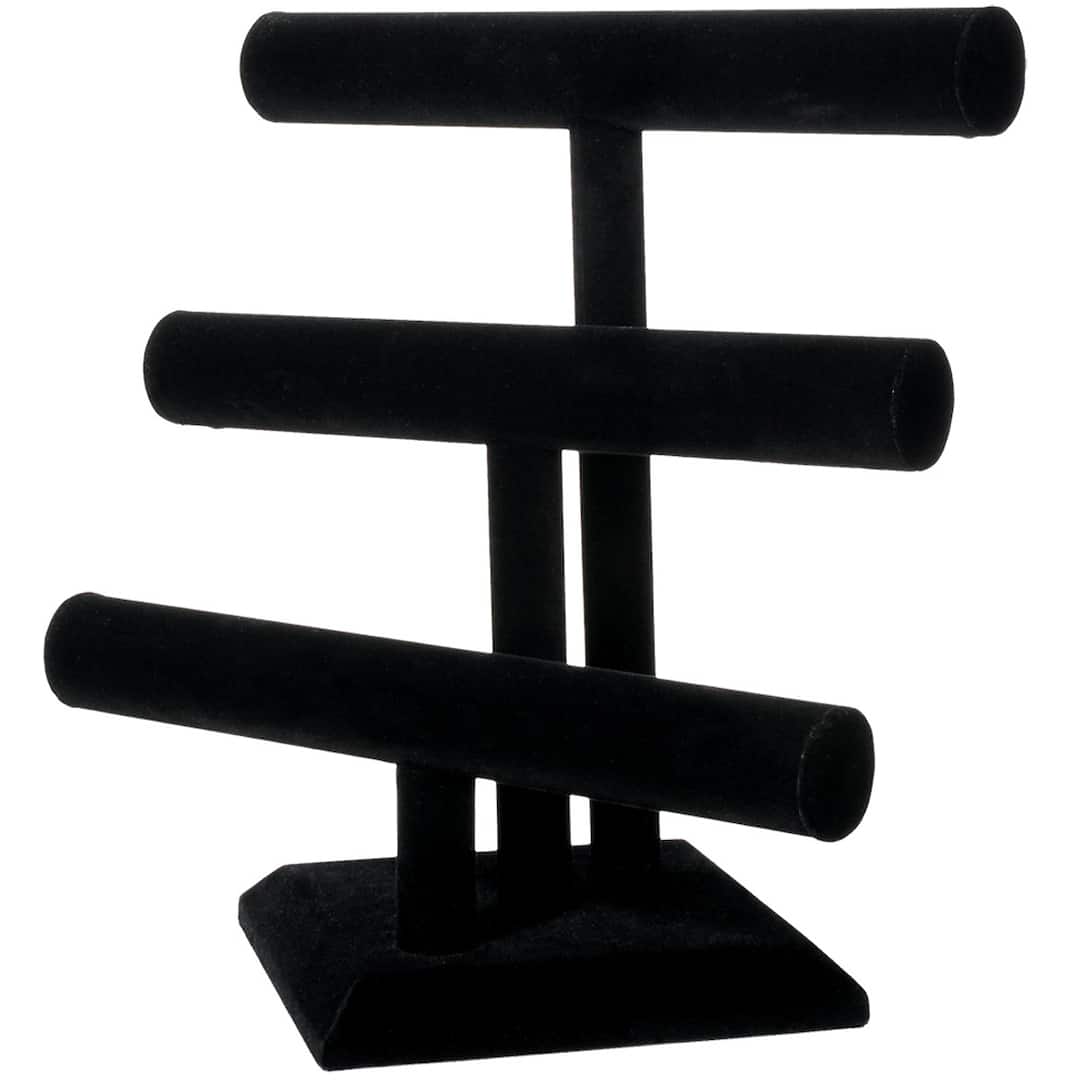 OLYCRAFT Présentoir Bijoux Forme Main Résine - Support Bracelet Collier Anneau Noir